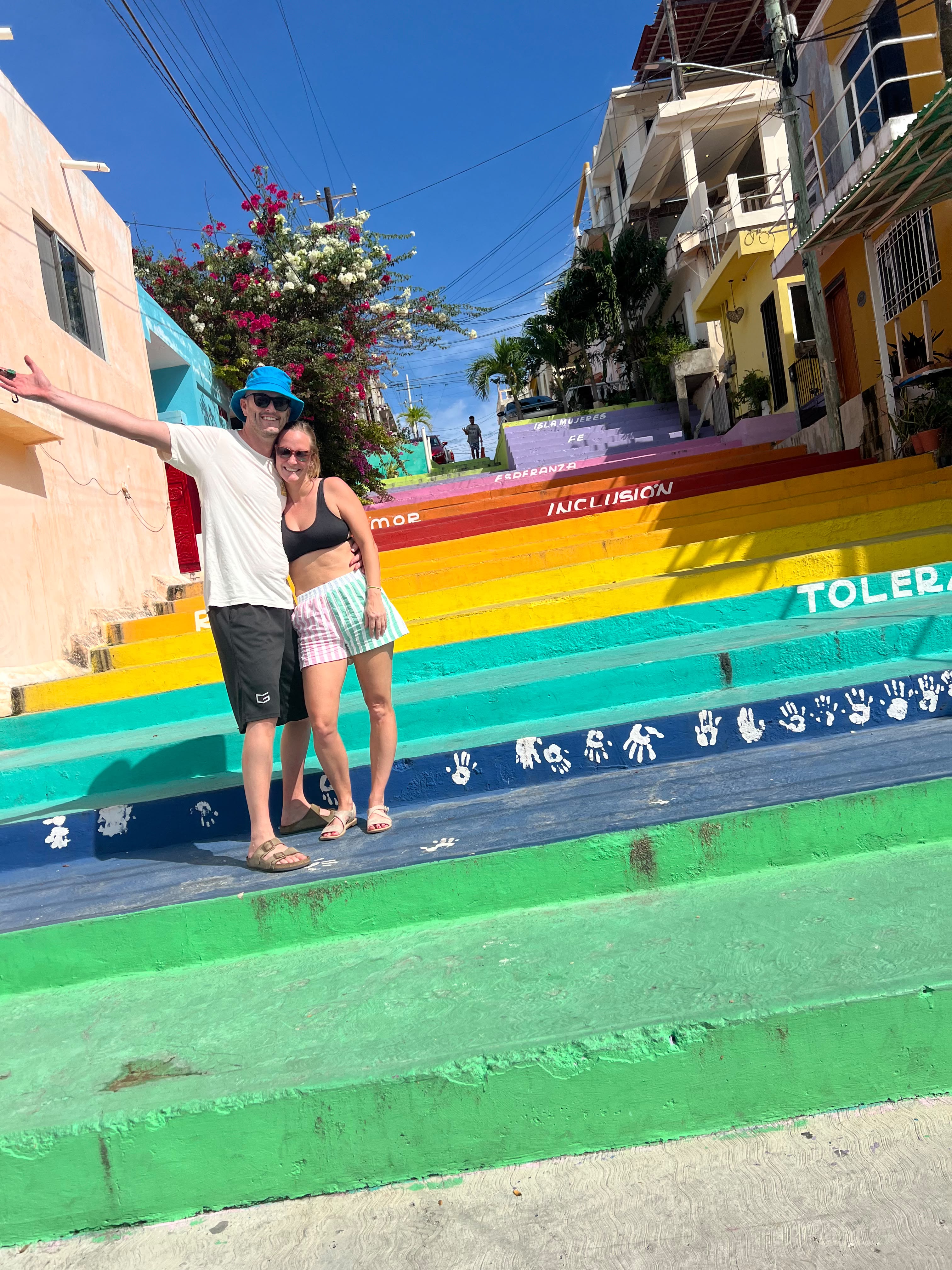 Wandering colorful streets
